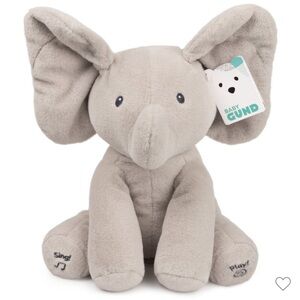 Beige Plush Elephant Stuffed Animal